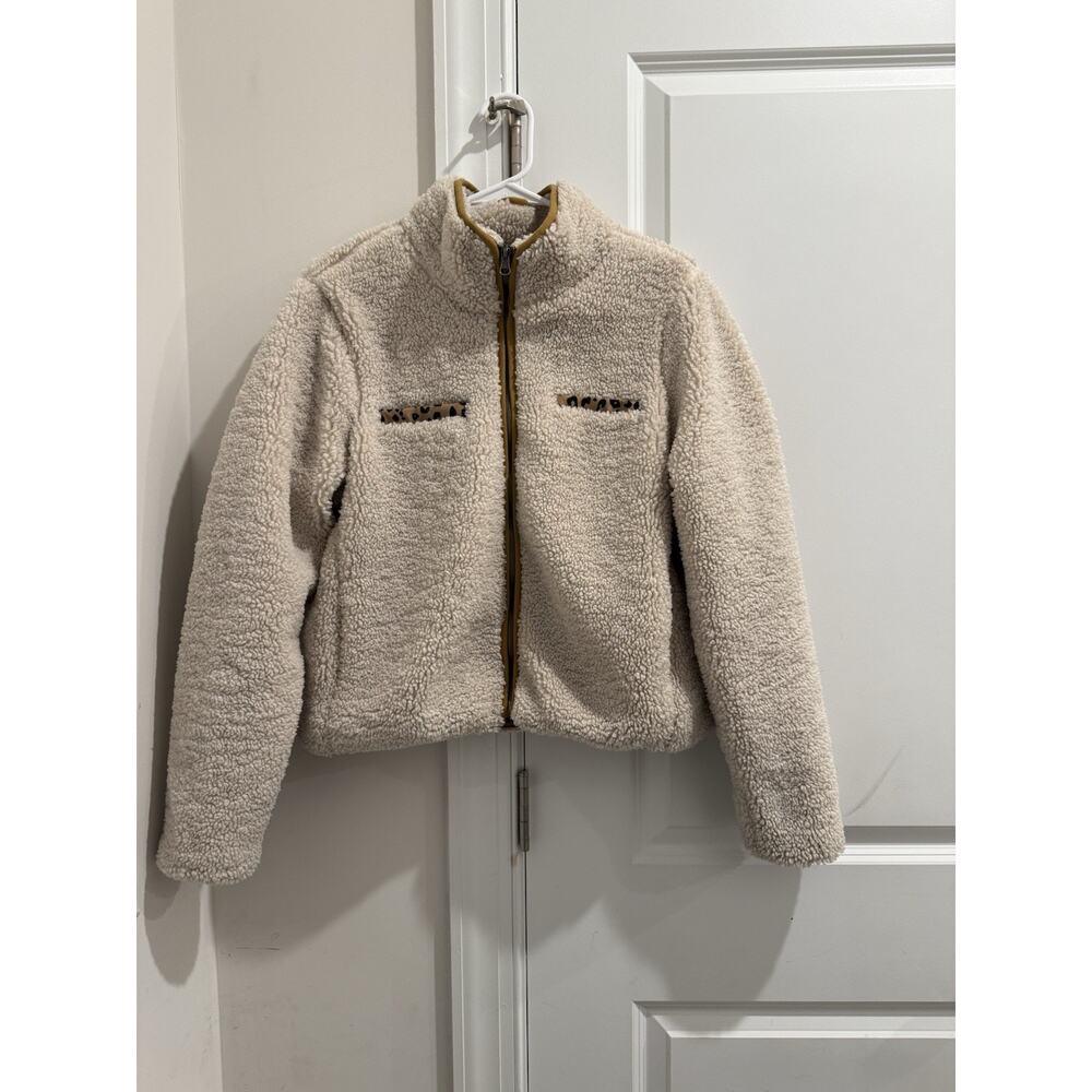 Thread & Supply MEDIUM Women's Celine Sherpa Jacket Cozy Leisure Fall Casual GUC